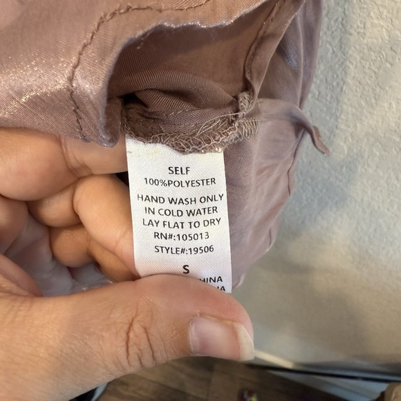 Savanna Jane Blouse Embroidered Aztec Long Sleeve Boho Hippie Satin Small - Picture 5 of 7